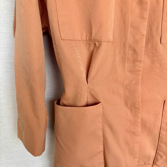 Vintage Women’s Tahari Skirt Suit Set in Terracotta Peach Size 6 - Picture 8 of 16